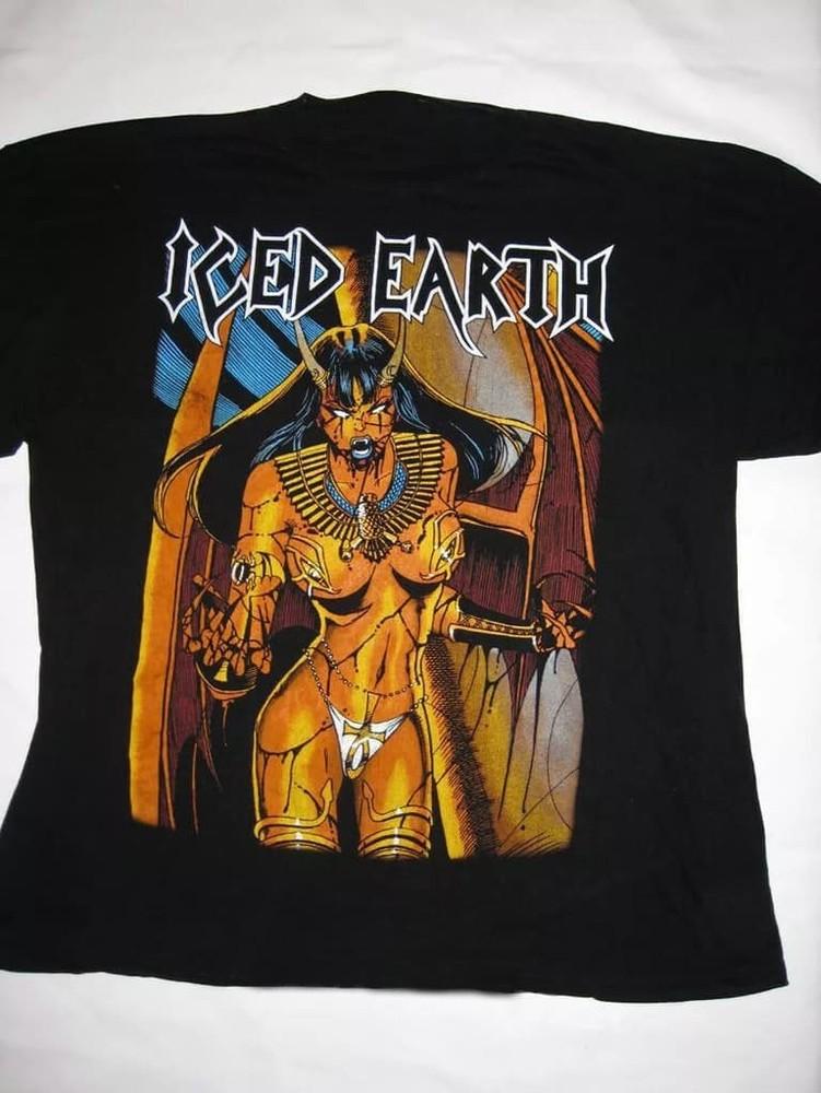 Iced Earth Дни Чистилища 1997 Подарок для фанатов Унисекс Все размеры DO127 Унисекс Футболка