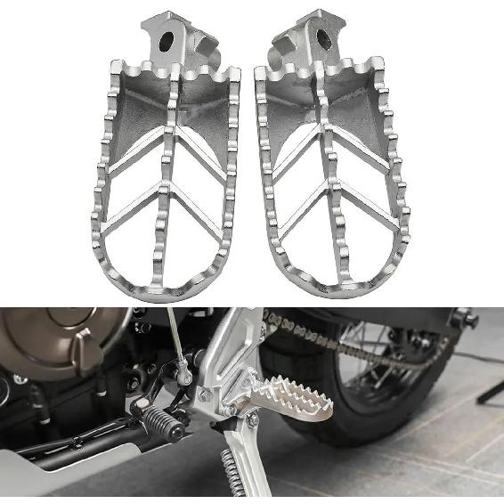 Motorcycle Footrests Motorcycle Foot Pegs Rests Pedals Footpegs for for TENERE 700 2019-2023