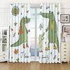 Cartoon Curtain Children's Room Nordic Simple Cute Dinosaur Bear Boys and Girls Bedroom Shades 2023 New 2 Pieces