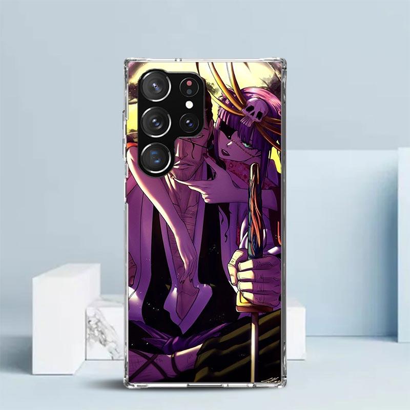 Bleach Кёраку Сюнсуй Мягкий Чехол для Samsung Galaxy S25 Edge S26 S24 S23 Ultra Чехол для Телефона S22 S21 Plus S20 FE Печатный Узор Она