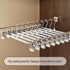 Non-Slip, Non-Marking Stainless Steel Pants & Skirt Clips for Household Wardrobe Storage and Drying.