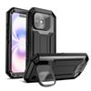 Трехзащитный силиконовый чехол-подставка для iPhone 17 2-го поколения - Защита от падений, пыли и ударов с подставкой для камеры