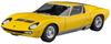 Hasegawa Lamborghini Miura P400 SV Detail Up Version Yellow Body Plastic Model 20511 1/24