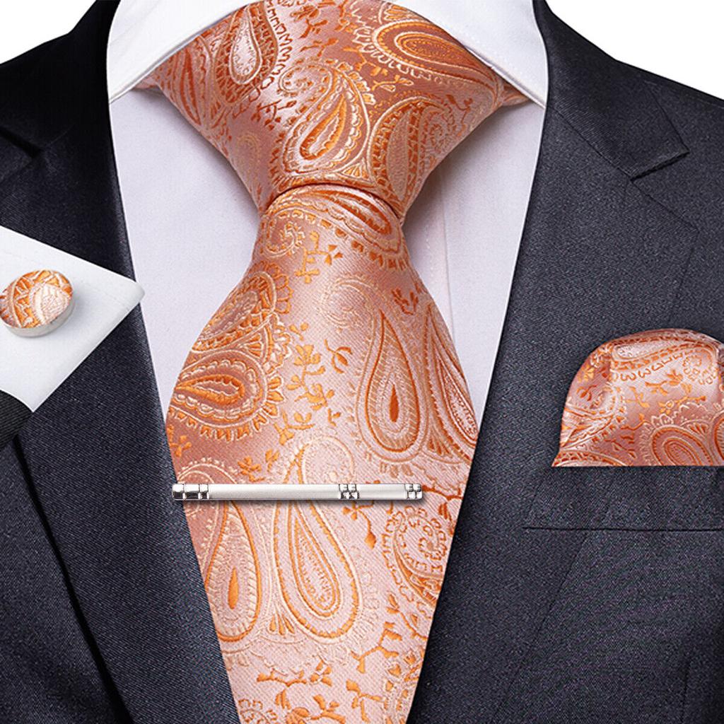 Мужские зажимы для галстука Slik, зеленый однотонный галстук, квадратные запонки на свадьбу, США