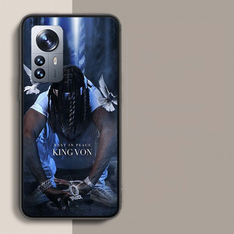 Raper K-King Von Phone Case For Xiaomi 15 Poco X7 X6 F7 14 Ultra Mi F6 F5 F4 F3 X5 X4 X3 M6 Pro M5 M5S M3 Capa Coque