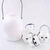 1pc Halloween Skeleton Bucket Portable Skeleton Bucket Barrel Lightweight Shaped Trick or Treat Basket Ornament Halloween