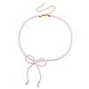Jewelry Temperament Beaded Black Crystal Bow Necklace Choker Simple Handmade Necklace
