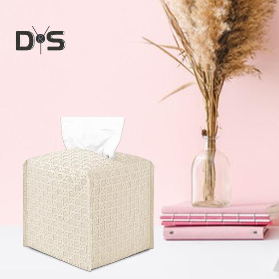 Tissue Box Cover Disposable Paper Hand Towels Holder Modern Minimalist Design Easy To Use Waterproof Tissue Holder Versatile Decor