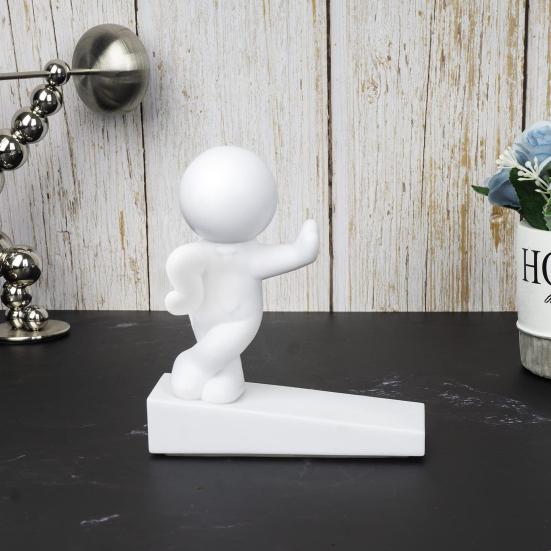 Мультяшный Человек Стопор для Двери Клин Защита Стены Противоскользящий Ветрозащитный Без Сверления Защита от Столкновений Ковер Плитка Бетонный Деревянный Пол Дверной Стопор