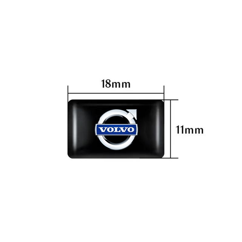 Car Interior Stickers Window Lift Button Steering Wheel Badge Decoration For Volvo V50 V60 V70 C30 XC60 S80 FH500 S60 XC90 XC40