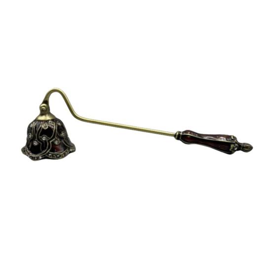 Metal Candle Snuffer Long Handle Candle Wick Flame Extinguisher Putting Out Candle Extinguishing Tool Decorative Candle Accessory