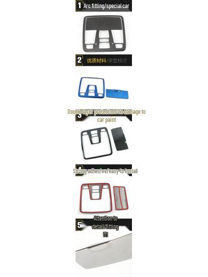 Front Row Reading Light Frame Decor for 20 Yidong PLUS Models