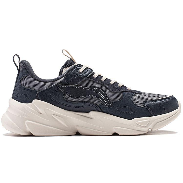 Li Ning Flowing Fire Classic Low Top Casual Shoes Men sneakers Cold-Sand-Black Shadow-Gray AGCT387-4