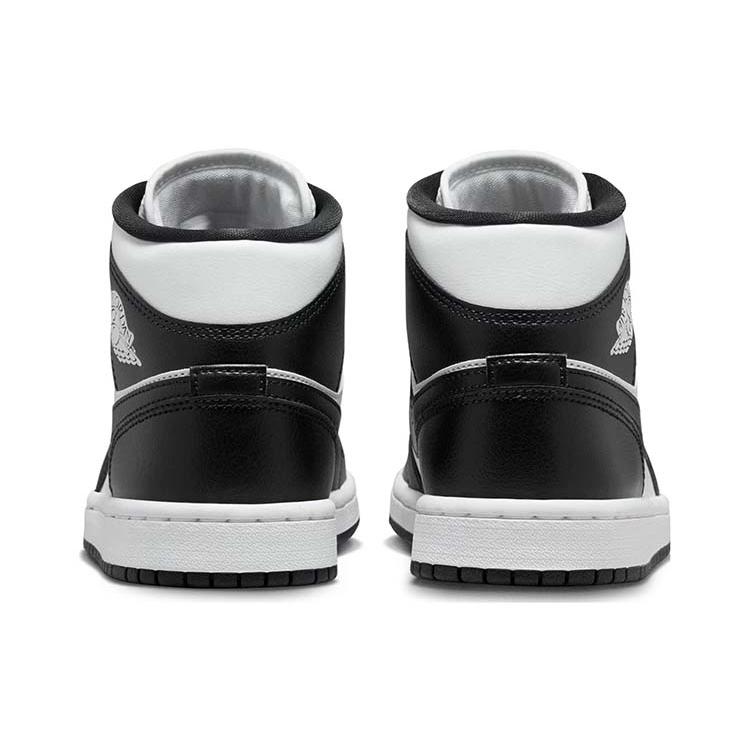 Jordan Air Jordan 1 Mid Винтажные Баскетбольные Кроссовки Женские Черно-Белые DV0991-101(Команда56-)
