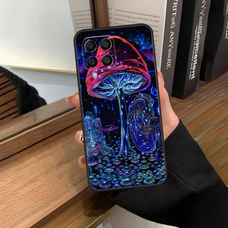Weird Trippy Mushroom For Samsung Galaxy M13 M23 M33 M53 M21 M31 M51 M30s M20 M12 M32 M52 M14 M34 M54 Phone Case