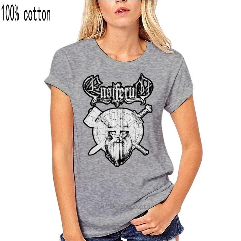 Ensiferum Sword & Axe Shirt S M L Xl Folk Metal T Shirt Official Tshirt Hipster Tees Summer Animes Kawaii