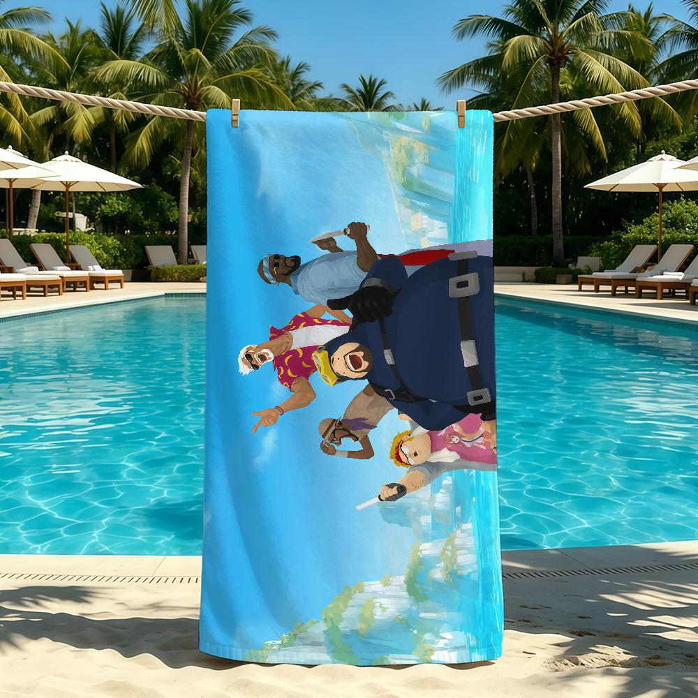 Game D-DAVE THE D-DIVER Towel For Outdoor Camping Beach Towel Super Absorbent Quick-Drying Summer Towel