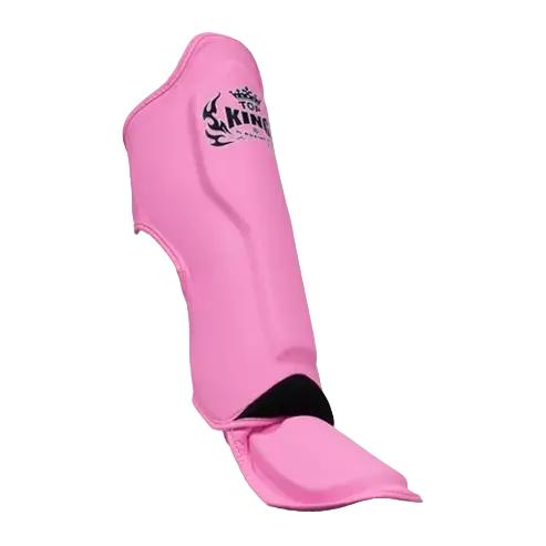 Top King Pro Shin and Foot Protectors Pink M