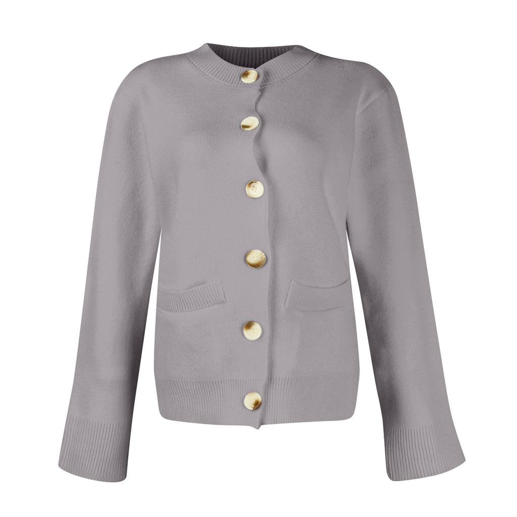 Женский кардиган Kate, свитера, повседневный, с длинным рукавом, с открытой передней частью, на пуговицах, МОДНЫЙ КАРДИГАН С ШИРОКИМ РУКАВОМ