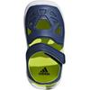 Adidas Fortaswim Модные Прочные Низкие Кроссовки Детская Обувь Синие CQ0087