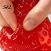 Mind Relaxation Squeeze Ball Strawberry Toy, Stress Relief for Adults Soft TPR Fruit And Irritability Reducer Fidget Portable Focus Enhancer