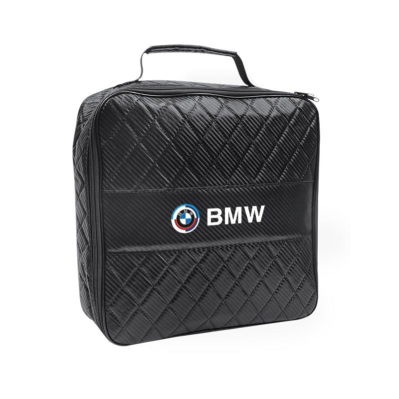 PU Leather Storage Bag For EV Charging Gun Magic Tape Stickers Accessories For BMW G80 G06 G07 G42 G14 G15 G16 F82 F20 F21 F83 M