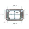 2 Pack T3 Turbo Inlet Flange Gasket Manifold Stainless Steel T3/T4 Precision PTE Garrett