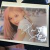 [USED] Blackpink Rosé Autographed Handwritten Transparent Postcard