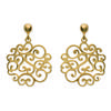[H6267] - Gold Plated 'Choréographie' Earrings - 15 Mm