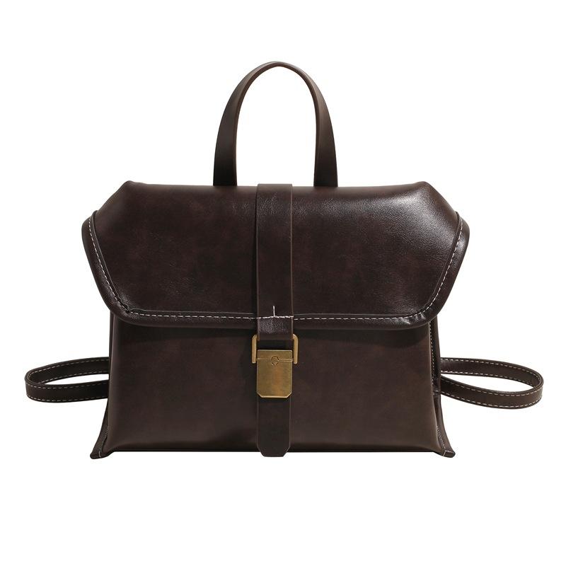 Hot-selling Retro Style Simple Niche Design Portable Messenger Bag Women's Commuting Fashion Multi-back Backpack