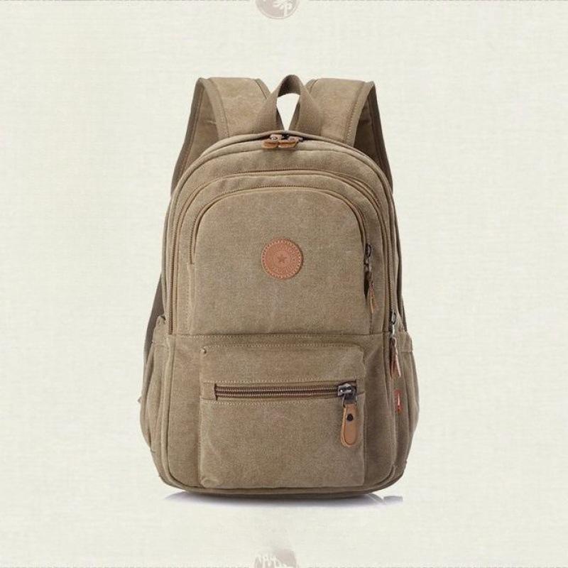 Backpack for Both Men and Women Large-capacity Luggage Bag Retro College Student Schoolbag