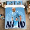 Haaland Quilt Cover Multiple Sizes Duvet Cover Fun Cartoon Erling Comforter Sets Football Boy Bedding Duvets Covers Home