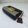 [Pre-Owned] Padlock Moonlight Treasure Box Series Metal Lock Logo Canvas And Leather Crossbody Bag Small - Excellent #1FHUW71