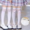 Весенне-летние детские чулки, детские бархатные гольфы, белые чулки для девочек, школьные носки, чулки, толстые бедра