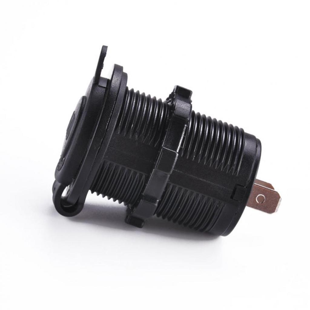 Waterproof Car Cigarette Lighter Socket USB Charger Plug Power Adapter Outlet