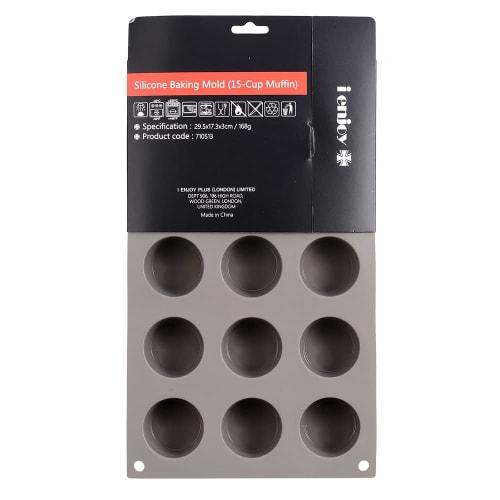 Силиконовая гибкая мини-форма для маффинов, Силиконовая форма, Форма для кексов, Антипригарная форма для выпечки, Кондитерская форма, Форма для шоколада, DIY, Сладости, 15 штук