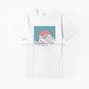 Great Wave Tee Shirts Fashion High Quality Printed 100 Cotton European Size XS5XL Tshirt