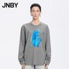 JNBY Новая свободная хлопковая футболка с длинным рукавом, весна 2026