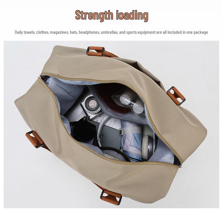 Персонализированная водонепроницаемая спортивная фитнес-дорожная сумка из Оксфорда - Большая вместимость, ручная кладь