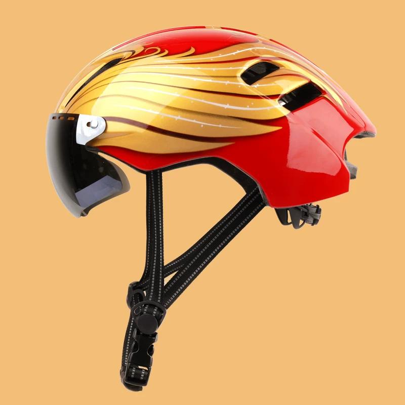 Bell Angel Same Style Peking Opera Facial Makeup Helmet Cycling Helmet Men's Bicycle Road Pneumatic Girl's Cap Phoenix Mulan