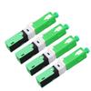 20 Sets Fiber Optic Cold Connector Single Mode SC Fiber Optical Fast Connector for FTTH Projects
