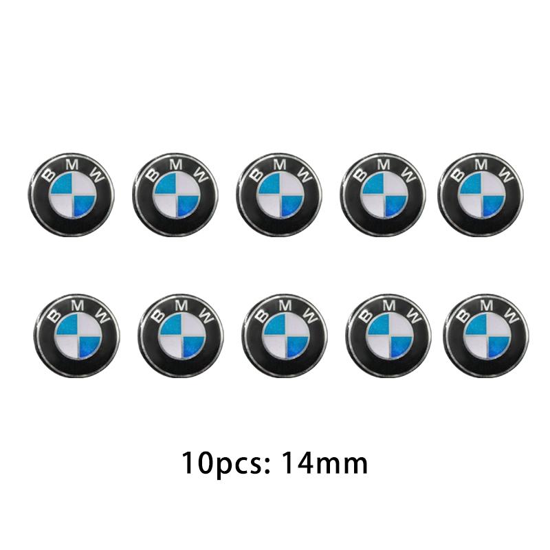 11/14mm Car Styling Remote Key Emblem Sticker For BMW E46 E39 E90 E60 E36 F30 F10 E34 E30 F20 E92 M3 M4 M5 X5 X6 Accessories OF8