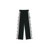 Спортивные брюки Li Ning X Disney Color Block Split Button, летние женские брюки, черные AKXQ036-1