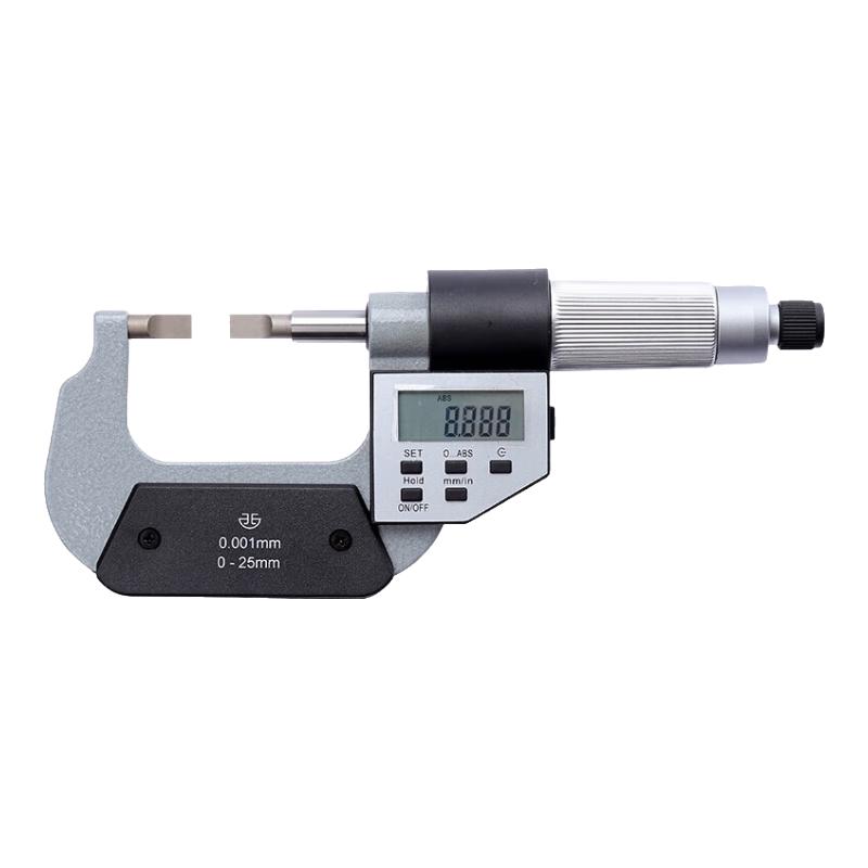 Digital Thin Blade Flat Head Micrometer