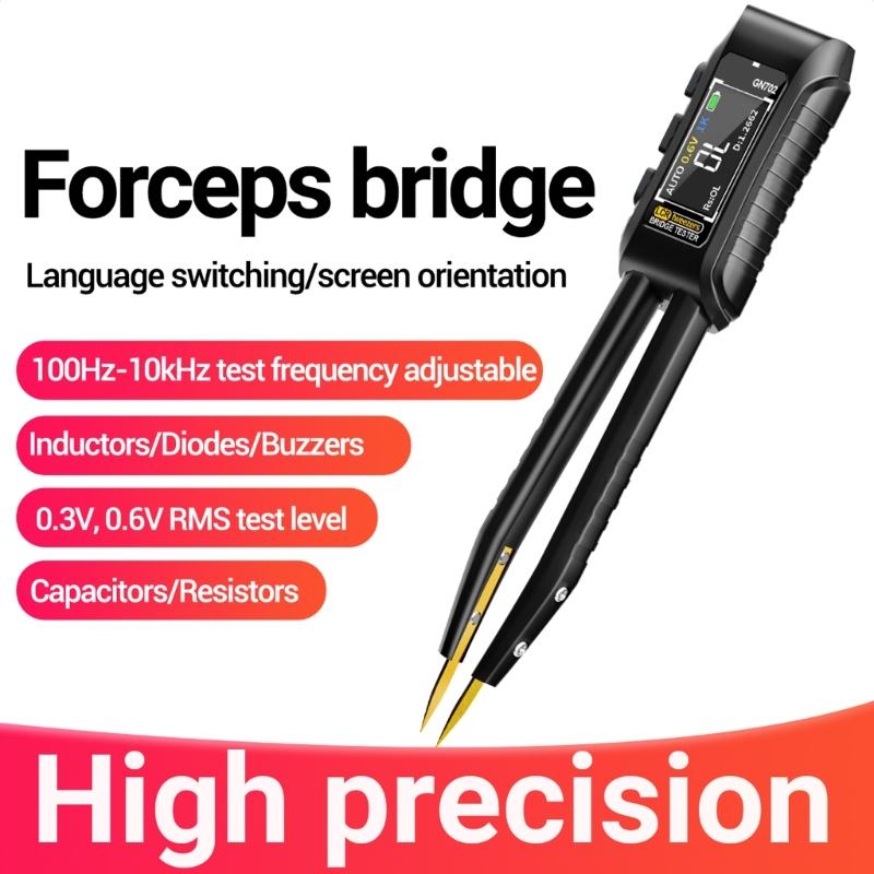 Portable Tester for Electronic Component Small  Electronic Component Tester Easy Carry for Engineers & Technicians