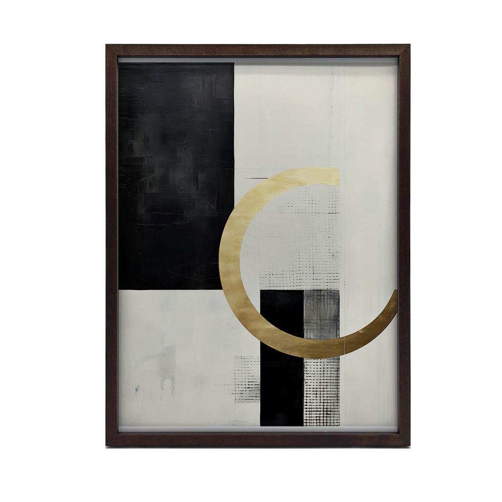 Geometria Kontra Nieskończoność Geometria Kontra Nieskończoność, 40X50 Cm, Rama Aluminiowa Czarna, Papier Matowy 230 Gsm