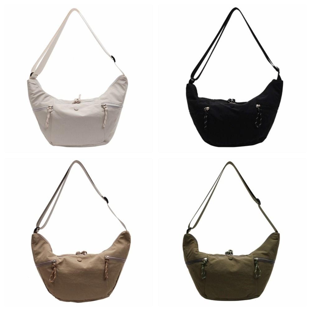 Japanese Style Casual Crossbody Bag Large Capacity Underarm Bag Sports Shoulder Bag Outdoor