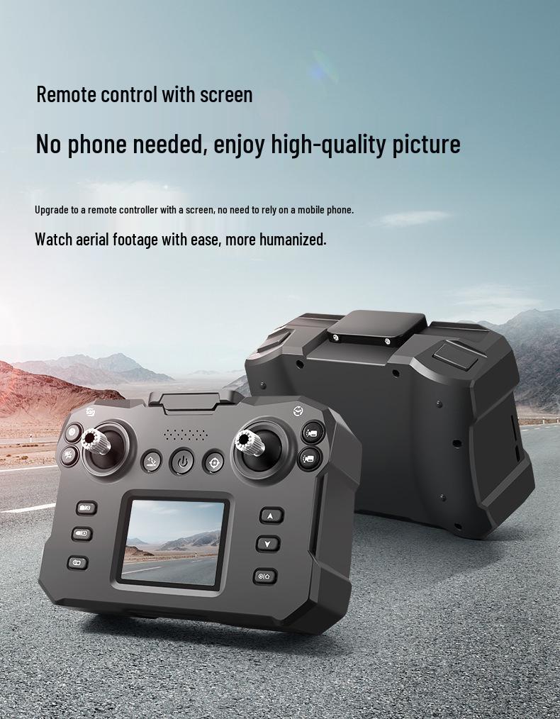 K12MAX Brushless Drone with Screen Controller, Optical Flow, and Smart Obstacle Avoidance.