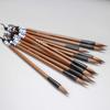 10PCS Bamboo Calligraphy Brush Traditional Chinese Writing Pen Regular Script Writing Brush  Student