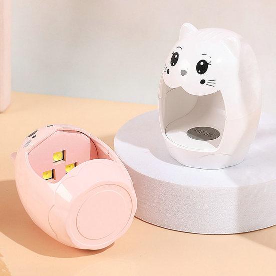 Yousheng Cartoon Nail Lamp Mini Portable 6W 3 LED USB Powered Gel Polish Drying UV LED Nail Light Маникюрная сушилка для ногтей Маникюрный салон Инструменты для дизайна ногтей